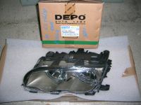 Proiettore Sinistro Bmw Serie 3 E46 Coupè -Cabrio 1999-2001 Parabola Grigia