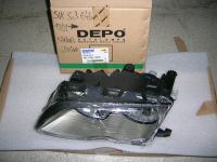 Proiettore Sinistro Parabola Grigia Bmw Serie 3 E46 2001-2004 Berlina, Touring