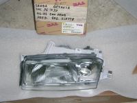 Proiettore Sinistro Doppia Parabola Con Fendinebbia Skoda Octavia 1996-1999