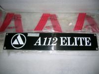 Scritta Post. Autobinchi A112 Elite