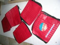 Foderine Pelle Rosso/Nera Pelle Fiat 127