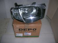 Proiettore Destro Assetto Elettrico Con Fanale Bianco Mitsubishi L200 2005-2010