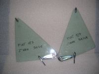 Deflettore Dx e Sx Verde Fiat 127 2serie