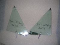 Deflettore Dx e Sx Verde Fiat 128 Rally 2P