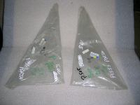 Vetro Fisso Porta Posteriore Destro E Sinistro Chiaro Peugeot 505 Station Wagon