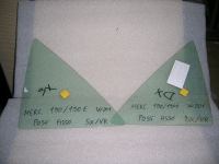 Vetro Fisso Posteriore Destro e Sinistro Verde Mercedes 190 W201