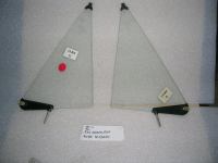 Deflettore Dx e Sx Chiaro Autobianchi A112 gocciolatoio metallo nero