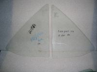 Vetro Fisso Porta Posteriore Destra e Sinistra Chiaro Fiat 131