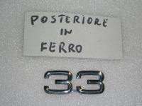 Scritta Post. in Metallo Alfa Romeo 33