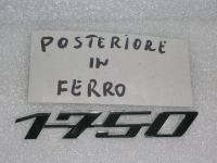 Scritta Post. in Metallo Alfa Romeo 1750