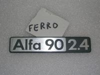 Scritta Post. in Metallo Alfa Romeo 90 2.4