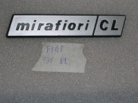 Scritta  in Plastica Fiat 131 Mirafiori CL
