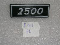 Scritta Fiat 131 2500
