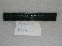 Scritta Automatique Peugeot 504