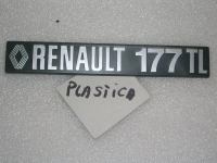 Scritta Post. In Plastica Renault 17   177 TL