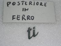 Scritta Post. In Metallo Alfa Romeo Giulietta Ti