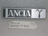 Scritta Lancia Gamma
