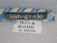 Scritta Lancia Prisma Integrale '86