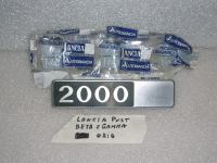 Scritta Post. Lancia Beta e Gamma 2000