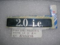 Scritta Lancia Delta 2.0 Ie