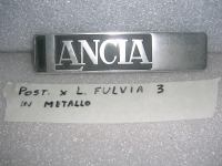 Scritta Post. in Metallo Lancia Fulvia 3