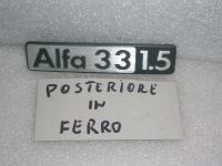 Scritta Post. in Metallo Alfa Romeo 33 1.5