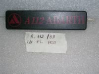Scritta Post. Autobianchi A112 Abarth '83