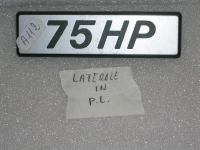 Scritta Laterale  Autobianchi A112 75HP