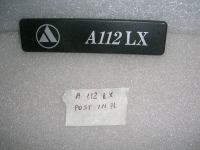 Scritta Post. Autobianchi A112 LX