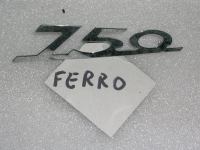 Scritta Post 750 in ferro per Fiat 600 