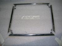 Cornice Targa Post. Cromata 4 Pezzi