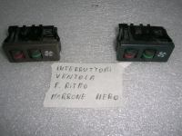 Interruttori Ventola  Riscaldamento Marrone E Nero Fiat Ritmo