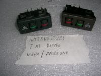 Interruttore  Luce Emergenza Nero E Marrone Fiat Ritmo 