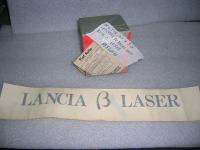 Scritta Su Parafango Posteriore Destro E Sinistro Lancia Beta Laser