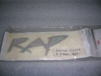 Adesivo Scritta ''Rap'' Fiat Uno