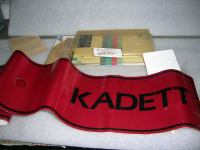 Adesivi Rosso/Nero Scritta ''Kadett'' Opel Kadett