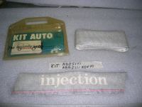 Kit Adesivo Scritta ''injection''  Nera Lancia Y10