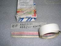 Kit Adesivo Abbellimento Nero/Rosso Porta Destra Lancia Y10