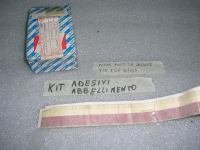 Kit Adesivo Abbellimento Rosso/Giallo Parafango Posteriore Sinistro Lancia Y 10