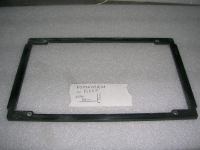 Portatarga In Plastica Nero 21 cm X 35 cm