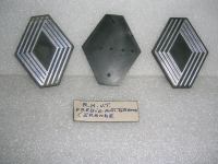 Fregio Anteriore Grande Grigio/Nero Renault