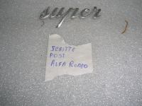 Scritta Posteriore Super '' Alfa Romeo Giulia'' 