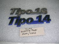 Scritta Posteriore '' Tipo 1.6-Tipo 1.4'' Fiat Tipo