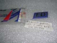 Scritta Parafango Laterale ''ED'' Fiat Uno