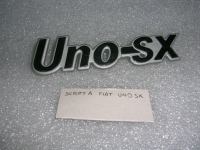 Scritta '' Uno -SX'' Fiat Uno SX