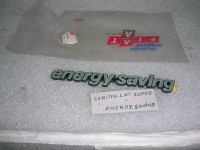 Scritta Laterale  Grigio /Verde '' Energy Saving'' Per Fiat Ritmo 