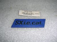 Scritta ''SX i.e.cat'' Fiat Uno