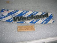 Scritta'' Weekend'' Fiat Duna