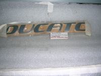 Scritta Cromata  '' Ducato '' Posteriore Fiat Ducato 06'