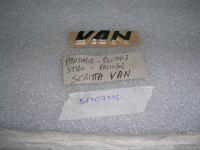 Scritta '' Van'' Fiat Panda 2003-2012,Punto 2003-2010,Stilo 2001-2007,Palio 2002-2004